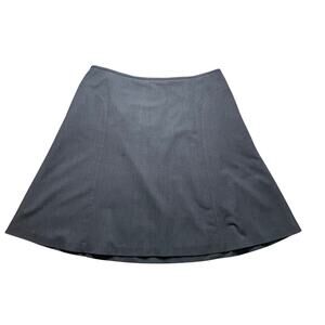 Calvin Klein Gray A-Line Skirt - Size 16